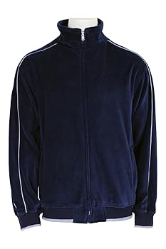 NASTOYS Velor Track Jacket・pants 【Ｍ】 Sweatsedo Mens Navy Blue Velour Tracksuit (Small) : Amazon